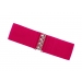 Hot Pink Elasticated Ladies Belt