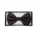Black Sequin Bow Tie In Gift Box