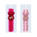 ELASTICATED KIDS HAIR BAND CUTE BUNNY PINK