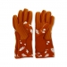 Small Oven Gloves with An Oak Leaf Pattern