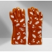 SMALL OVEN GLOVES WITH AN OAK LEAF PATTERN