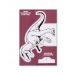 Dinosaur Colouring Board With 3 Markers