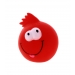 Squeaky Red Silly Face Dog Toy