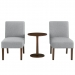 Paola Bistro Grey Set 2 Chair & Side Table