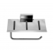 Chrome Toilet Roll Holder with Anti-Slip Shelf