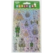 HOLOGRAM STICKERS 4 SHEET ROBOTS