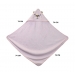 Embroidered Pink Cotton Hooded Baby Snuggle Towel 