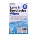 LENS & SPECTACLES WIPES 30 PACK