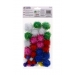 Fluff & Tinsel Pom Poms, 40Pk