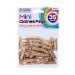 Mini Clothes Pegs (Mix Colour & Natural)  35 pc