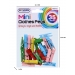 Mini Clothes Pegs (Mix Colour & Natural)  35 pc