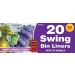 RYSONS SCENTED SWING BIN LINERS ROLL WITH TIE HANDLES 20 PACK
