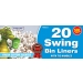 SCENTED SWING BIN LINERS ROLL WITH TIE HANDLES 20 PACK