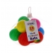 RYSONS 10 MULTI COLOURED BALLS 7CM