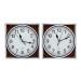 WALL CLOCK SILVER