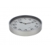 Silver Wall Clock