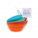 Bowl With Straw 4 pc