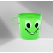 Smiley Cups with Handles 4 Pack
