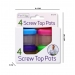 35ml Screw Top Storage Pots 