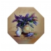 Lilac Floral Design Cake Tin Storage Box 3 pcs