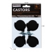 Castors 4 pc 40mm