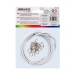 Curtain Wire 4M With 16 Hooks & Eye Fitting  