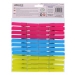 24 Colourful Plastic Clothes Pegs