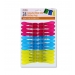 JAYTING 24 COLOURFUL JUMBO PLASTIC CLOTHES PEGS