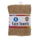 FACE TOWELS 4 PACK 