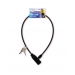Bike Lock Wire Coated Assorted Colours