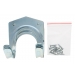 Galvanised Steel Tool Hooks Set Pack of 5