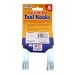 Galvanised Steel Tool Hooks Set Pack of 5