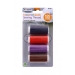 RYSONS 4 ASSORTED SPOOLS SEWING THREAD