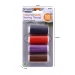 4 ASSORTED SPOOLS SEWING THREAD