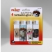 Wholesale Flint Electronic Refillable  Lighters Dog 4 Pack