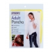 Adult Waterproof Hooded Poncho Assorted Colours