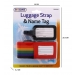 LUGGAGE STRAP & NAME TAG 