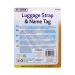 Luggage Strap & Name Tag Set