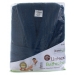 HEALTH & BEAUTY COTTON BATHROBE UNISEX NAVY