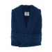 Cotton Bathrobe Unisex Navy