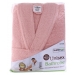 HEALTH & BEAUTY COTTON BATHROBE UNISEX PINK