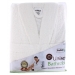 HEALTH & BEAUTY COTTON BATHROBE UNISEX WHITE