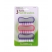 Plastic Nail Brushes 3 pc