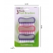 Plastic Nail Brushes 3 Pack