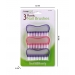 Plastic Nail Brush 3 pc