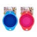COLLAPSIBLE SILICONE TRAVEL DOG BOWL