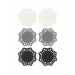 Felt Doilies Classic 3 Colours 6 pc