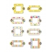 TAG MEDLEY CHIPBOARD MEDLEY 8 PC