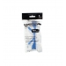 SAFETY GLASSES ANTI-SCRATCH LENS-CLEAR BLUE