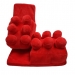 SLIPPERS 3D LEGO BRICK SHAPE ADULT BLUE & RED